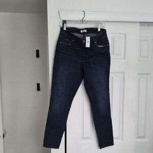 LOFT Dark Indigo Straight Leg Jeans